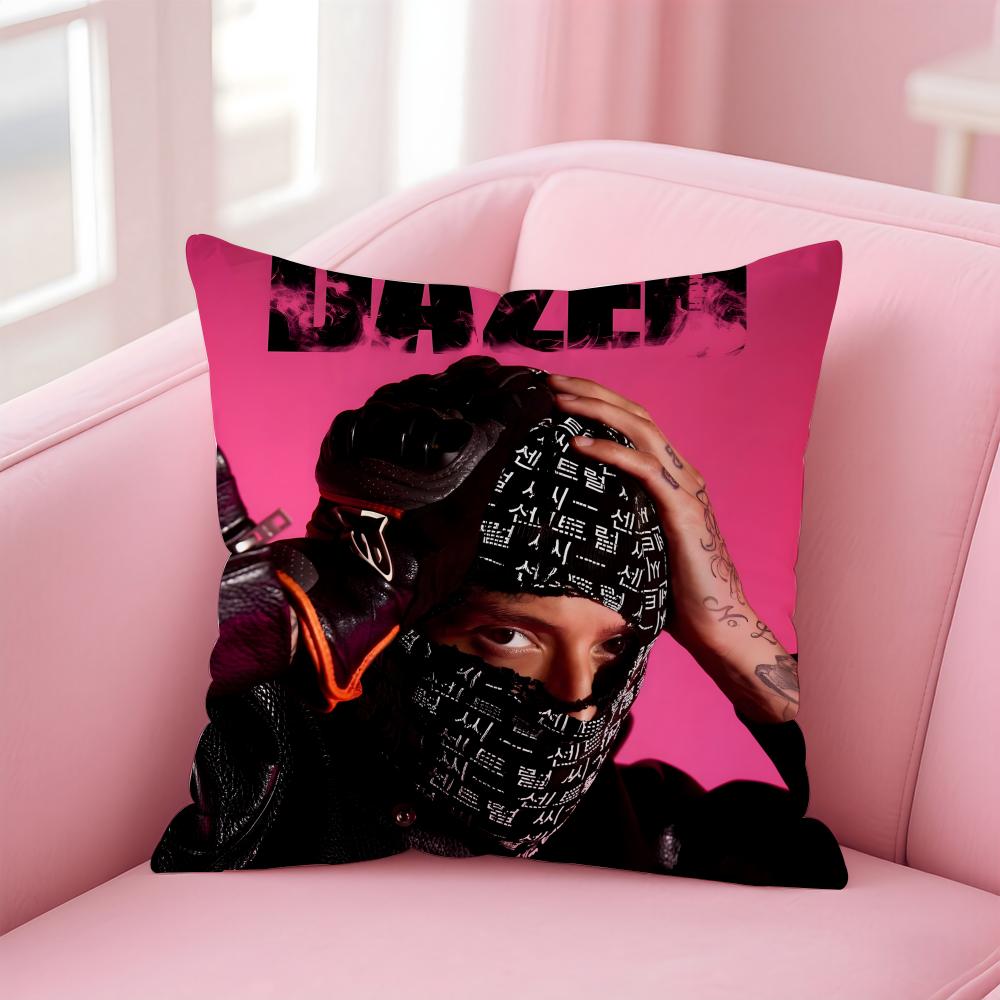 Central C-Cee Singer Cushion Cover Comfortable Reversible Pillow Cover Ideal For Car Sofa Bedroom & Beyond