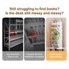 Floor Mounted Movable Bookshelf With Wheels Classroom Desk Storage Rack Study Large Capacity Multi-Layer Book Storage Rack