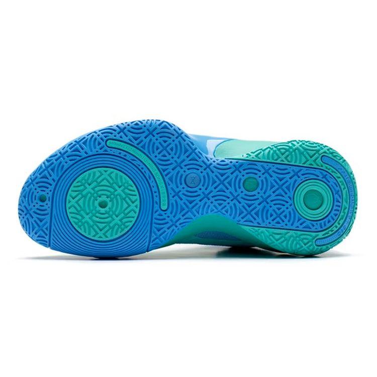 Li Ning Sonic 10 V1 Shock Absorbing Wear Resistant Mid Top Basketball Shoes Kids sneakers Fluorescent-Jade-Green YKBS022-3