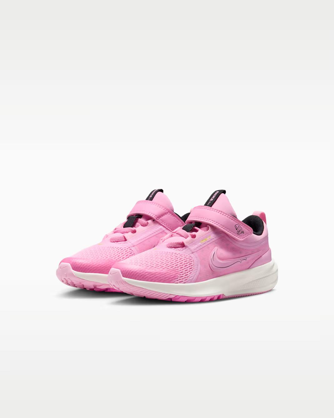 IM7650-600 Nike PS Star Runner 5 Pink Rise/Black 2Y