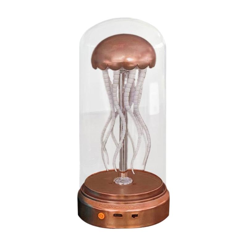 Electric Jellyfish Lamp with Music Dancing Jellyfish Lamp,7 Color Atmospheres Night Lights Jellyfish Desk Lamp Gift