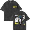 Washed Vintage Kino Viktor Tsoi Graphic T Shirts Men Women Casual Cotton Oversized T-shirts Men's Classic Rusian Rock Streetwear20