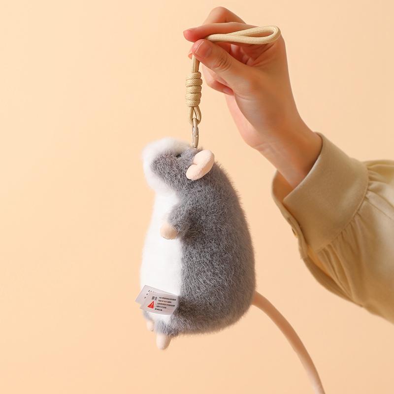 Soft Plush Simulation Mouse Pendant Doll Stuffed Fancy Rat Toy for Kids Birthday Party Pop Gift Zoo Souvenir