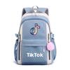 With Backpack Female Junior High School Student Schoolbag Tide College Style Backpack Campus Leisure