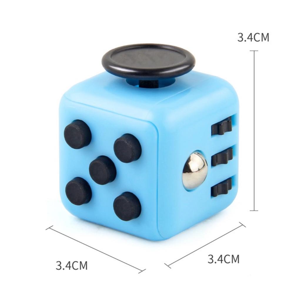 Solid Color Fidget Decompression Dice for Release Stress Autism Anxiety Relieve Adult Kids Stress Relief Anti-Stress Fidget Toys