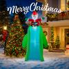 6.8FT Xmas Holiday Inflatable Yard Decor Santa Dinosaur Slide Penguins LED Christma Decoration Toy Supplies Home Ornaments Gifts
