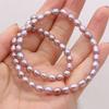 1String, Handmade Natural Freshwater Pearls, Rice-shaped Pearl Beads, 5–6 Mm, for DIY Necklace Bracelet, Jewelry Making, Birthday Party Crafts, 36cm