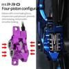 IIIPRO C5X4 Ultralight 4 Piston Bicycle Hydraulic Brake 850/1550mm MTB Brake Cooling Oil Pressure AM DH Road Bike Disc Brake