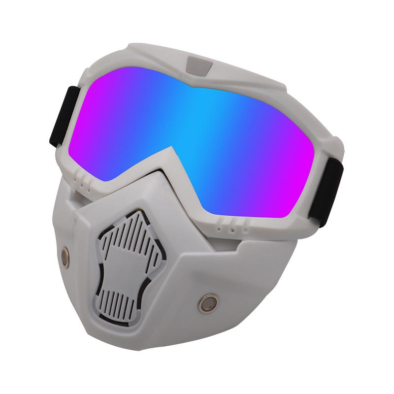 Manufacturer New Full Face Shield Motocross Mask Windproof Outdoor Sport Goggles Trendy Motorcycle Glasses Mask