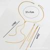 Accessories Hip Hop Simple Snake Bone Chain Collarbone Chain Chocker Niche Metal Chain Necklace