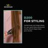 Toriko Industries Denman Brush D200 Black