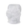Concrete Flowerpot Mold Skull Shape Pen Holder Mold Cement Container Silicone Mold Succulent Planter Concrete Vase Mold