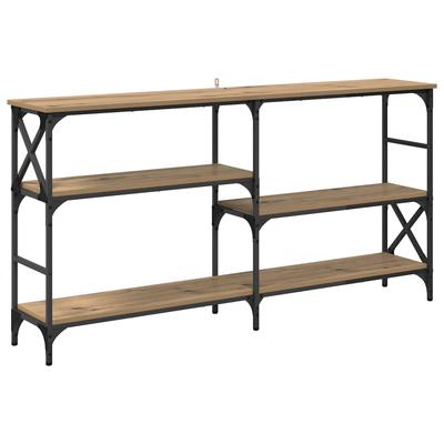 Artisan Oak Console Table 150 X 29 X 76.5 Cm Particleboard