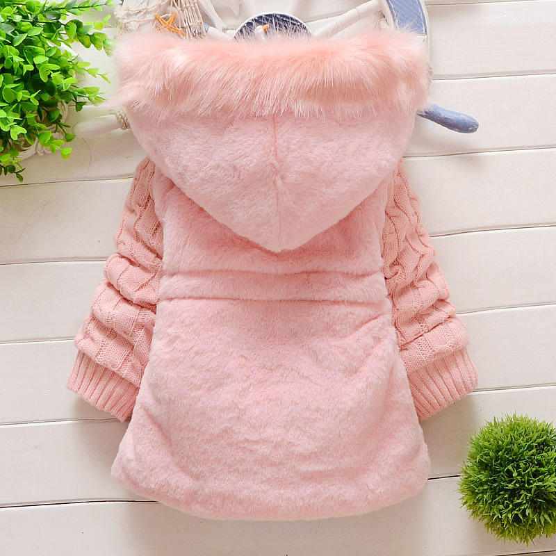 Children's Furry Coat Autumn and Winter Sweet Furry Coat for Girls
