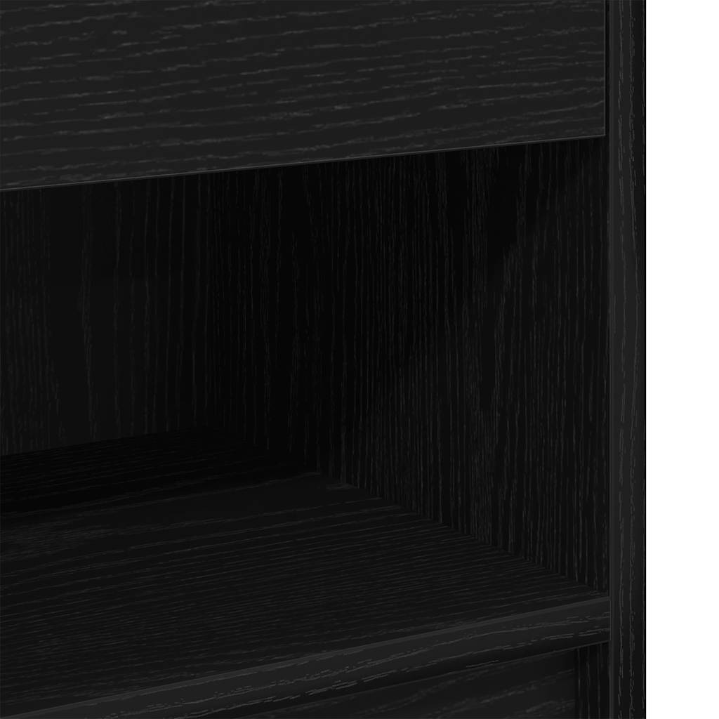 Nightstand with Drawer Black 39 X 28 X 41 Cm