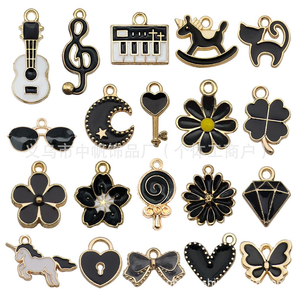 20 Assorted Pendant Set for Jewelry Making, Mixed Loose Pendants for DIY Necklace Bracelet and Earring Crafts
