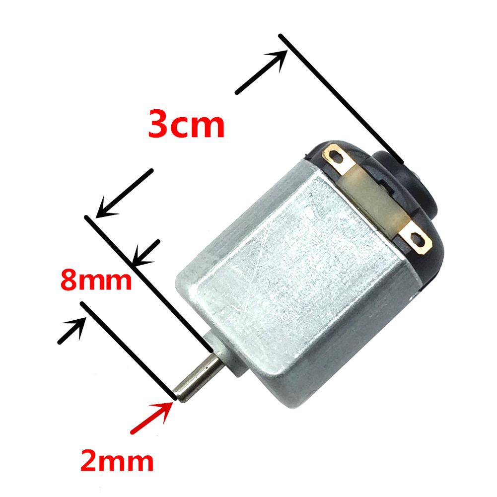 Electronic Kingdom 14500RPM Viteză Mini High 3V 1.8W Micro DC Motor pentru DIY Jucării Hobby-uri Smart Car