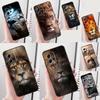Tête de Lion Pour Xiaomi Redmi Note 14 13 12 9 10 11 Pro 9S 10S 11S 12S Redmi 13C 10C 12C 14C Coque de Téléphone