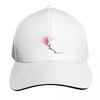 Pink Magnolia Blossom  Isolated Magnolia Flower Baseball Cap Sun Cap Thermal Visor winter hats for Unisex Trucker Cap Women Unisexs