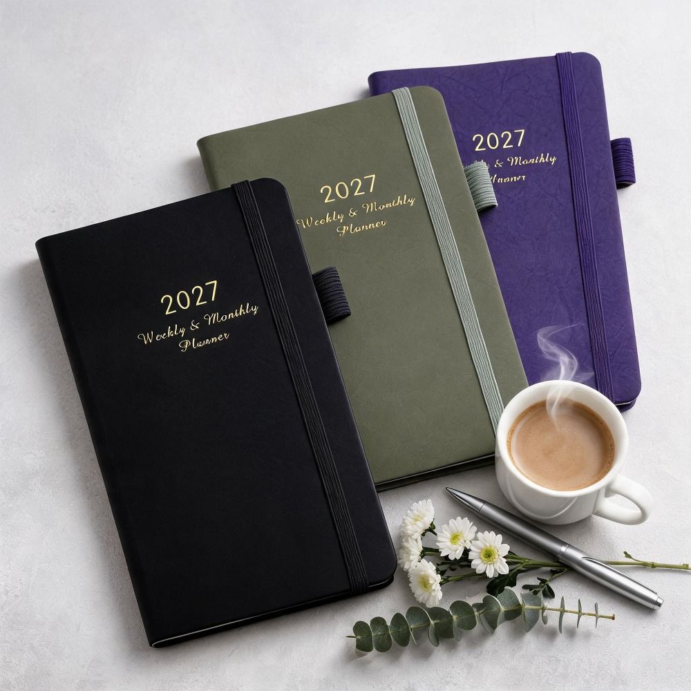Lightweight 2027 Schedule Planner Notepad Portable To-do List Notebook Office Use