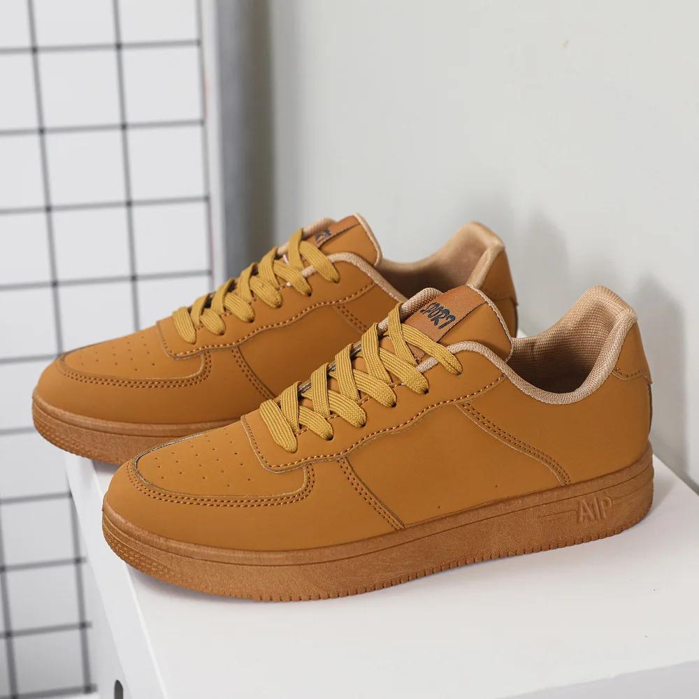 Fashion 2025 Men Outdoor Flat Classic Black Sports Shoes Lace Up Skateboard Board Shoe Walking White Fashion Running Sneakers