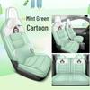 Wuling Qingkong Cartoon Full Leather Car Seat Cushion - Universal Fit for All Seasons
