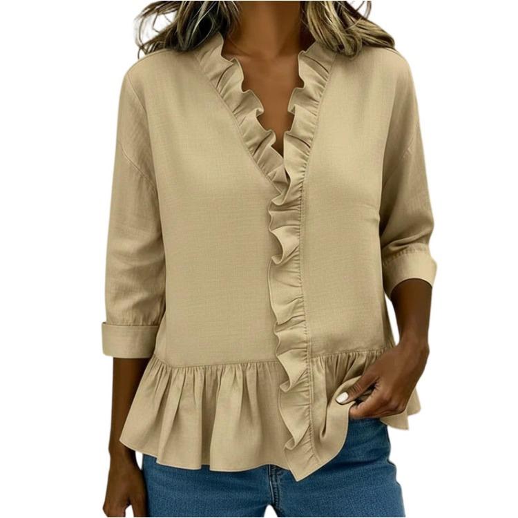 Fashionable Ruffled Blouse for Women