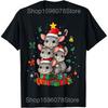 3 Chinchilla Howling At The Moon Funny Chinchilla Lover T Shirts Unisex Humor Streetwear Tee Short Sleeve Unisex Loose Clothing