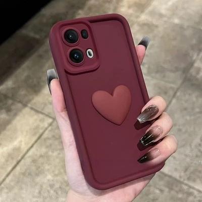 For Redmi Note 14 13 12 Turbo 12s 11 11T Pro Plus 4G 5G Phone Case Luxury Cute Love Heart Silicone Cover