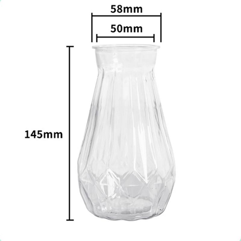 Hydroponic Plants Pot Creative Transparent Vases for Plant Bottle Lazy Flower Pot Plastic Flower Pot Table Vase Home Decor