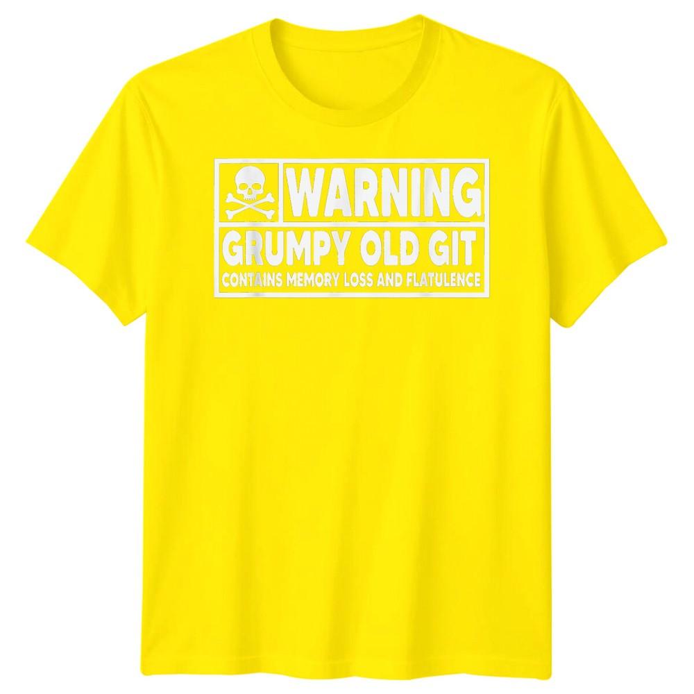 Unisexs Grumpy Old Git Funny Fathers Day TShirt Tee Best Dad Ever Papa Life 1FD