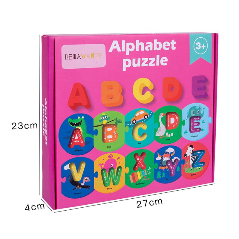 

Alphabet Learning Toys For Toddlers Letter Puzzle Groove Board Writing Skills Training Educational Montessori ABC Matching Games