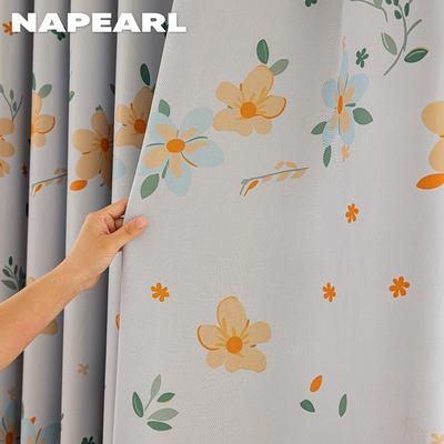 1 ΤΕΜ. NAPEARL 70-80% Blackout, μοντέρνες και ζεστές παιδικές εμπριμέ κουρτίνες για διακόσμηση σπιτιού σαλονιού υπνοδωματίου