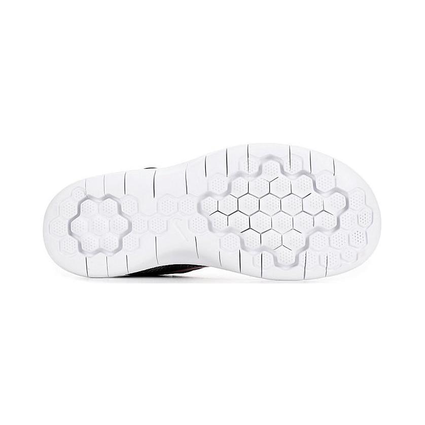 Nike Flex 2018 RN Comfortable Simple Non-Slip Low-Top Kids Running Shoes Kids sneaker Black White Red AH3437-001