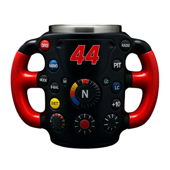 Direksiyon Simidi Şeklinde Kahve Kupası Ergonomik Saplı Çay Kupası Reçine Yenilikçi Kakao İçme Bardağı Motor Sporları Tutkunları İçin Eğlenceli Hediye