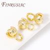 Crimp End Caps For Jewelry 18K Gold Plated Cord Ends Clam Shell Bead Tip Ball Chain Connector,DIY Bracelet/Necklace Fittings