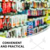 50 Peças Ganchos Transparentes para Painel Perfurado Ganchos de Plástico para Painel Perfurado para Lojas Supermercados Organizador de Ferramentas para Painel Perfurado Ganchos de Parede