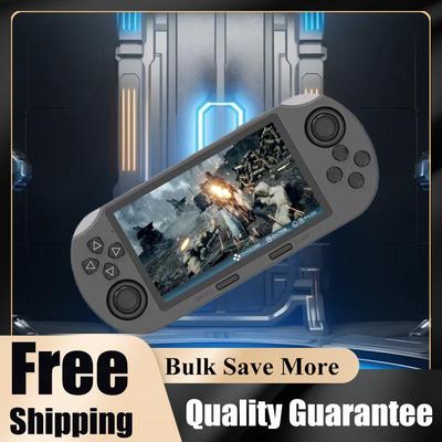 Handheld Game Console 4.5 Inch IPS Screen Retro Gaming Console USB Rechargeable Game Player for Kids Adults
