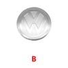 4Pcs For Volkswagen R-Line R GTI Polo Passat T5 Golf Scirocco 56mm Car Wheel Stickers Center Hub Cap Car Emblem Badge Decal