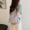 Schoolbag nylon drawstring new bundle bag pocket backpack lightweight large capacity urban simple double shoulder casual women's bag