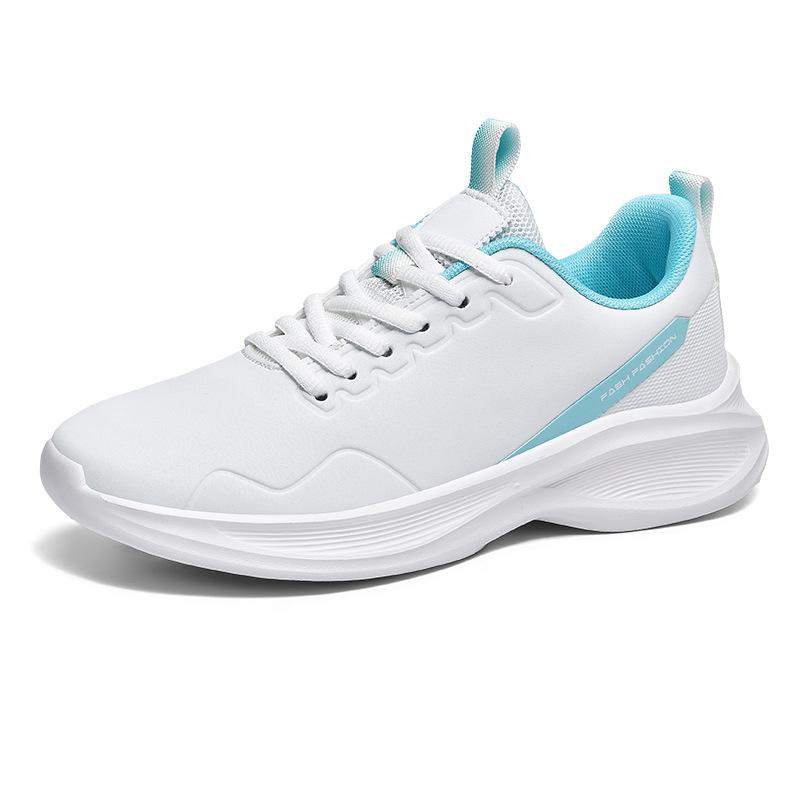 Lederschuhe Frühling und Herbst Niedrig geschnitten Schnürung Bequem Lässig Sportschuhe Weiche Sohle Rutschfest Reise Laufschuhe