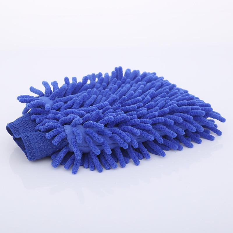 Chenille Double-Sided Car Wash Mitt - Car Cleaning Tool & Accessory