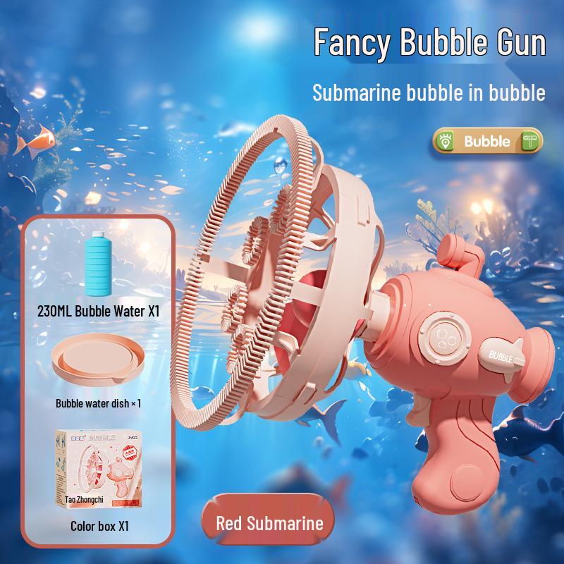 Internet Celebrity Leak-Proof Electric Foam Bubble Machine Toy for Kids