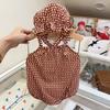 Korean Children's Clothing 25 Summer New Style Cotton Overalls for Boys and Girls, Cute Romper with Hat