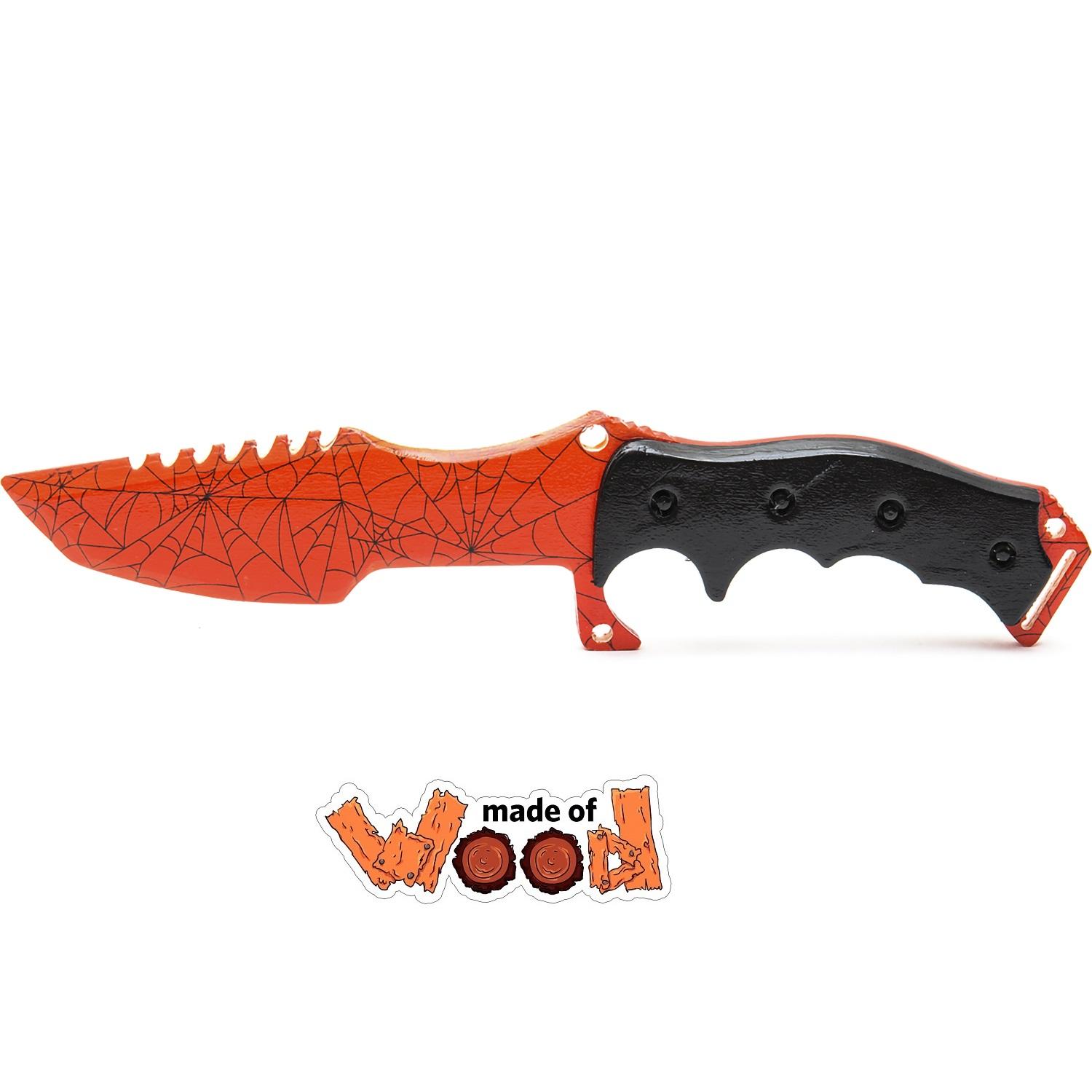 CS:GO Chasseur de couteau en bois Crimson Web, Maskbro, couteau en bois, en bois, pour les fans offensifs mondiaux de contre-grève