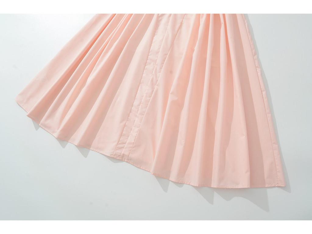Retro Francuska Letnia Sukienka Elegancka Wyszczuplająca Talia
