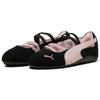 Puma Speedcat Ballet Thin Sole Training Ballet Shoes Comfortable Retro Versatile Durable Mary Jane Women Shoes Black Pink 406334-02