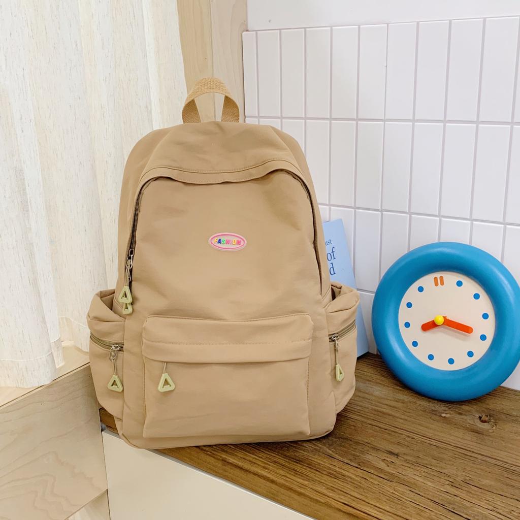 Schoolbag Female New High School Students Junior High School Students Lightweight Large Capacity Backpack Ins Casual Fresh College Backpack