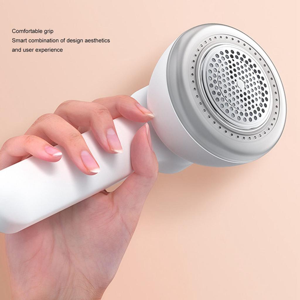 Xiaomi Lint Remover Light Weight USB Powered Lint Shaver White Rechargeable Fabric Shaver for Home Travel Office