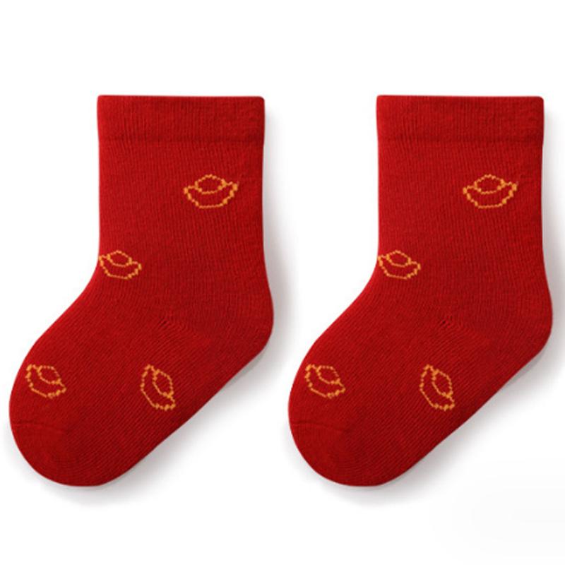 New Newborn Baby Socks Autumn Winter New Year Boys and Girls' Socks